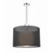 Z-Lite Arosia 1 Light Pendant, Chrome & Black 194-24BK-C - alternate 1